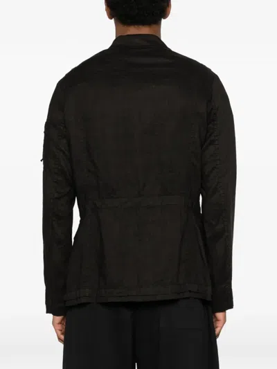 Masnada Pocket Zip Jacket In Black