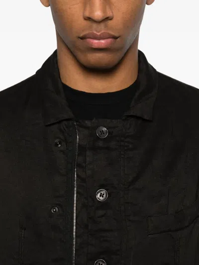 Masnada Pocket Zip Jacket In Black