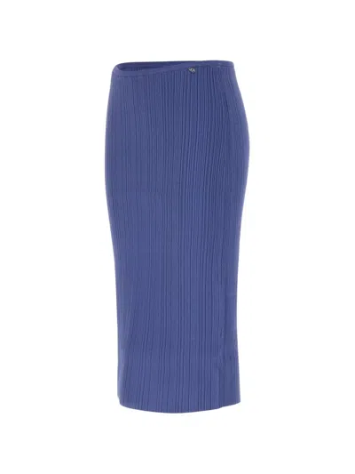 Diesel Pencil Skirt In Blue