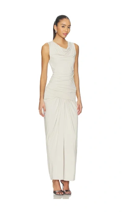 Entire Studios Drape Dress In Gray