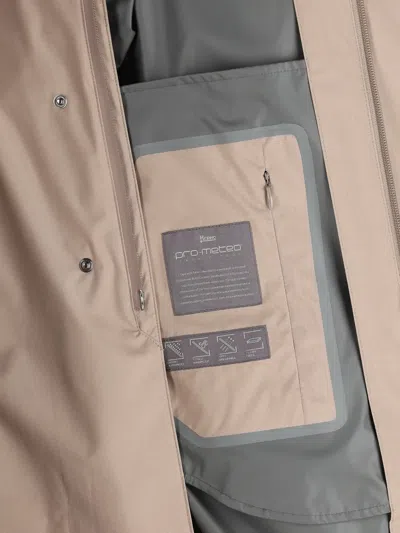 Herno Hooded Jacket In Neutral