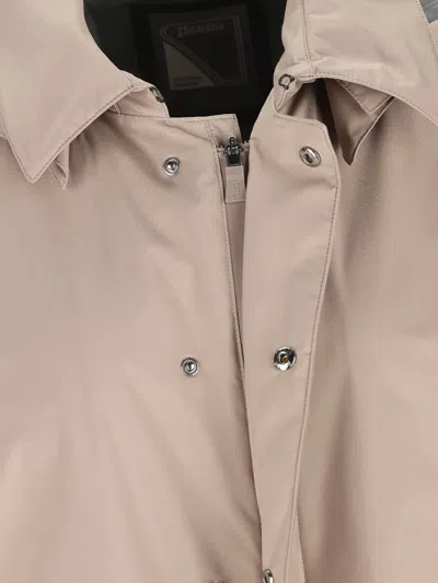Herno Hooded Jacket In Neutral