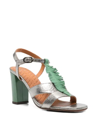 Chie Mihara Leaf Balia Sandals In Multi