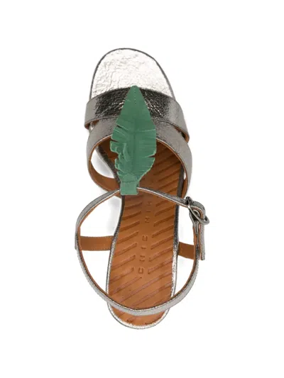 Chie Mihara Leaf Balia Sandals In Multi