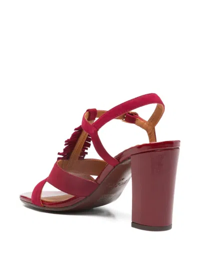 Chie Mihara Balia Suede Sandals In Red