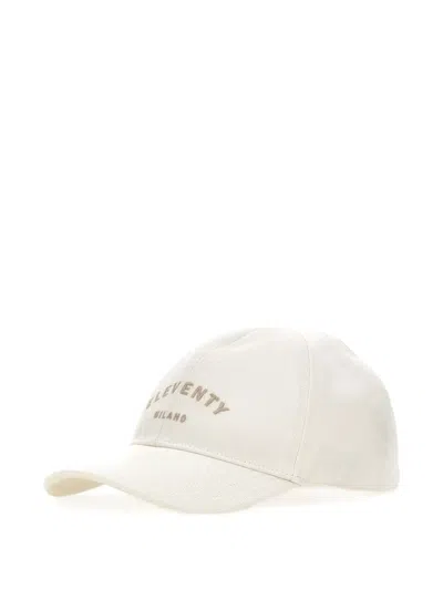 Eleventy Logo-print Cap In White
