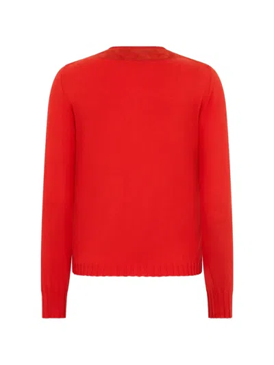 Moorer Zip Pockets Jacket In Red