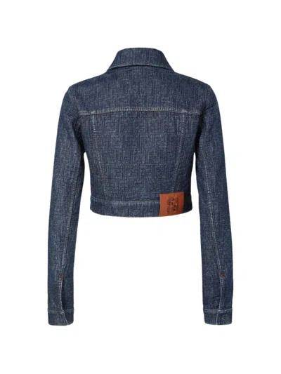 Fendi Brunello Cucinelli Striped Cotton T-shirt In Blue