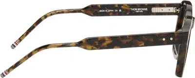 Thom Browne Acetate Rectangular Sunglasses In Brown