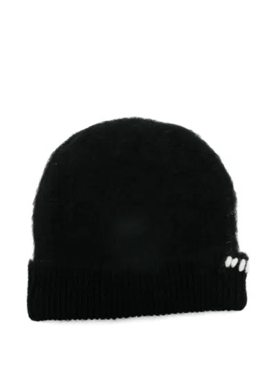 Bonsai Black Beanie Hat In Black