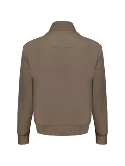 P.m.d.s Flap-pocket Zip Jacket In Neutral