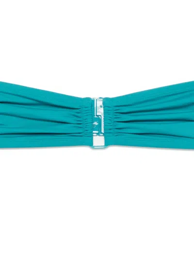 Eres Ruched Bikini Set In Blue