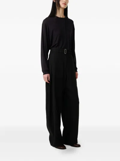 Studio Nicholson Long-sleeved T-shirt In Brown