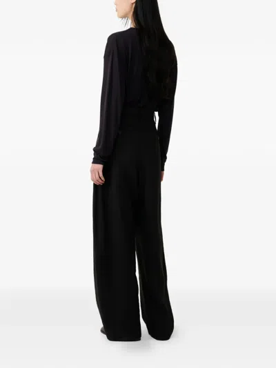Studio Nicholson Long-sleeved T-shirt In Brown