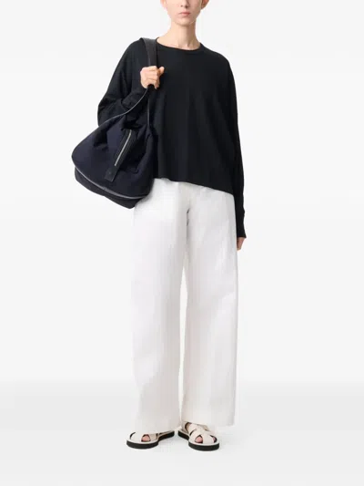 Studio Nicholson Loop Long-sleeve T-shirt In Black