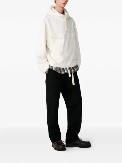 Studio Nicholson Kirby Drawstring Hooded Jacket In Neutral