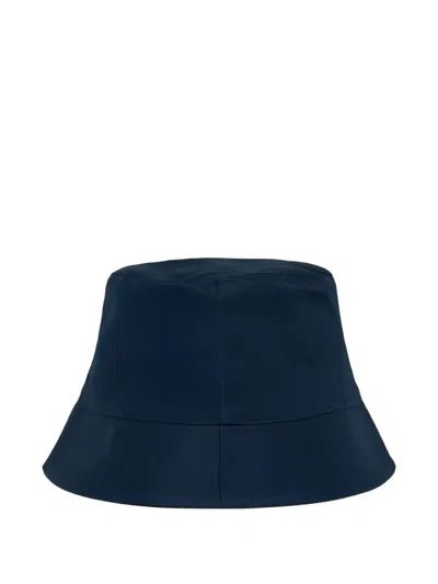 Dsquared2 Bucket Hat With Logo In Blue