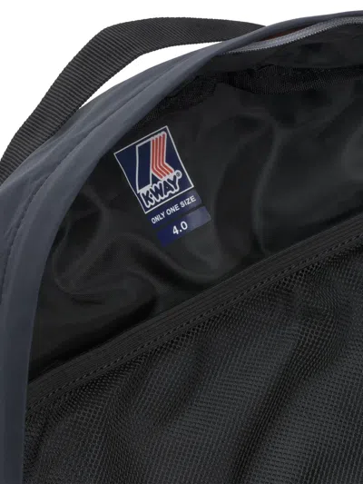 K-way Logo-detail Backpack In Blue