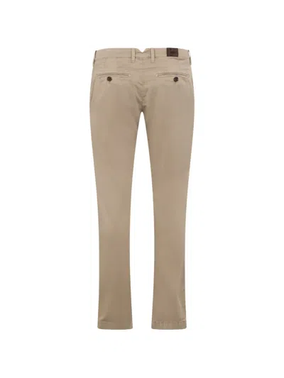 Moorer Button Trousers In Neutral