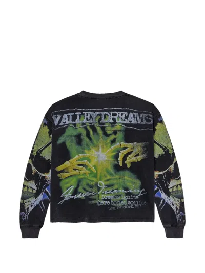 Vale Gravedigger Long-sleeve T-shirt In Black