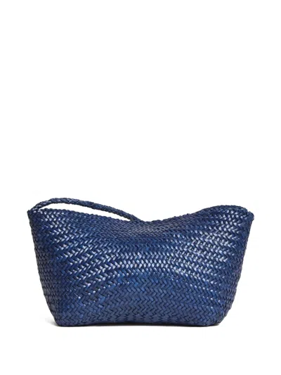 Dragon Diffusion Leather Shoulder Bag In Blue