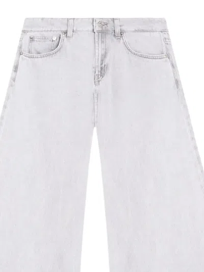 Dondup Belt-loop Pocket Jeans In Gray