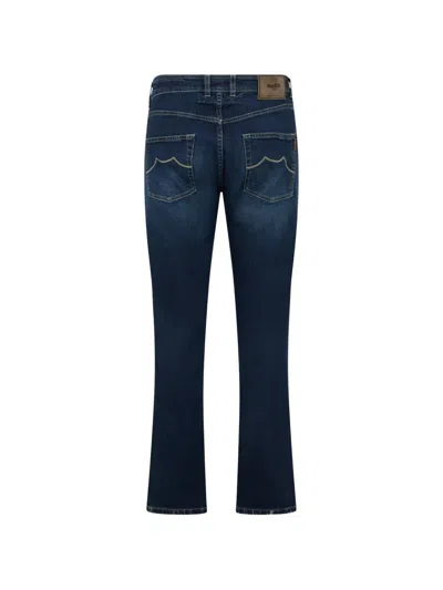 Moorer Five-pocket Jeans In Blue