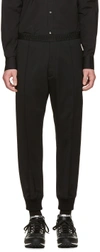 DSQUARED2 Black Twill Lounge Trousers