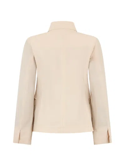 Moorer Buttoned Jacket In Neutral
