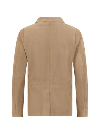 Moorer Pocket Jacket In Neutral