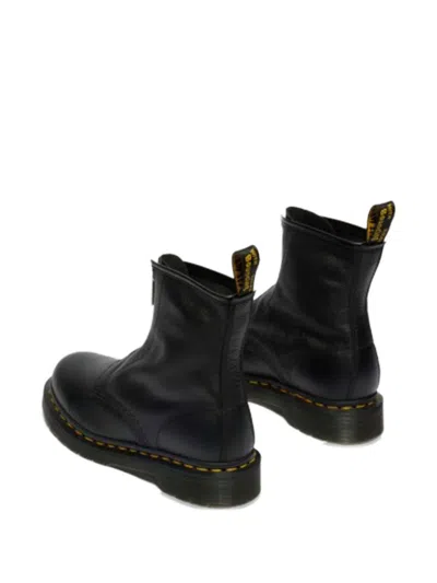Dr. Martens 1460 Pascal Front-zip Ankle Boots In Black