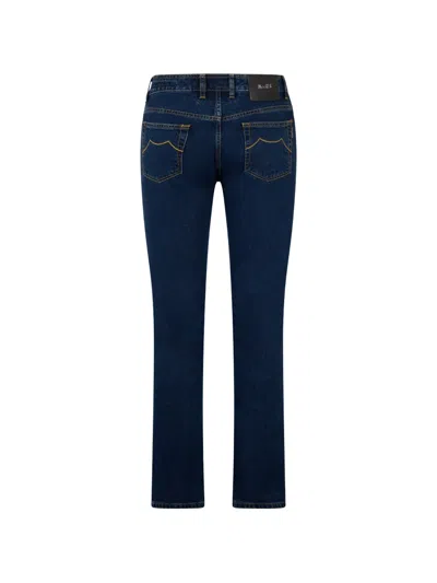 Moorer Five-pockets Jeans In Blue
