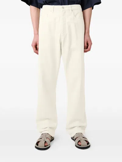 Studio Nicholson Riso Five-pocket Jeans In Neutral