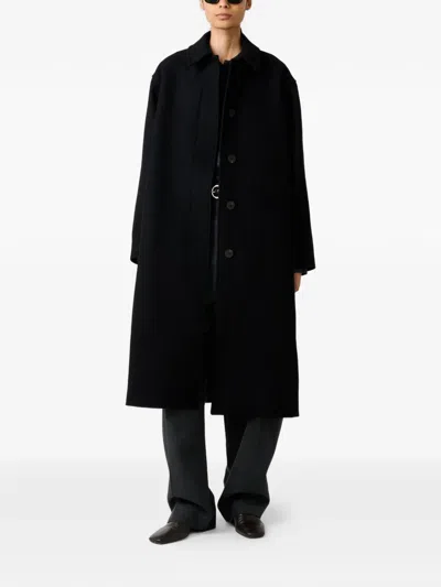 Studio Nicholson Ria A-line Coat In Black