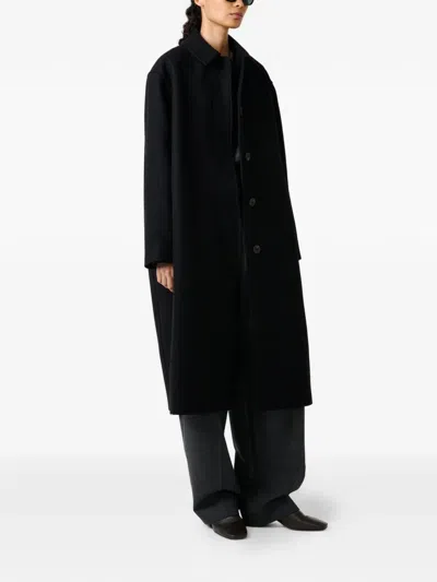 Studio Nicholson Ria A-line Coat In Black