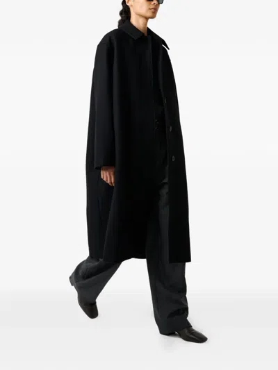Studio Nicholson Ria A-line Coat In Black