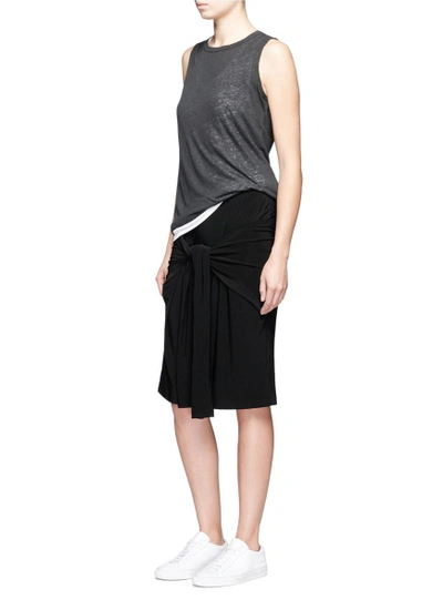 Shop Norma Kamali 'all In One Mini' Convertible Jersey Skirt Top