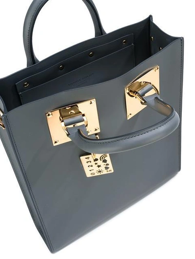 Shop Sophie Hulme Stylised Stud Detail Shoulder Bag