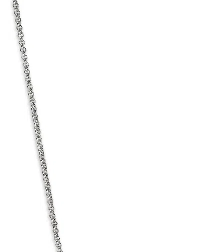 John Hardy Sterling Silver Diamond Necklace In Metallic