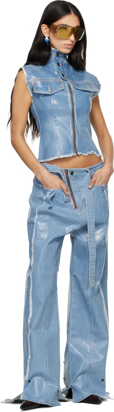 Ottolinger Jeans With Belt Loops In Blue