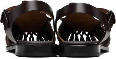 Hereu Brown Alaro Sandals In Multi