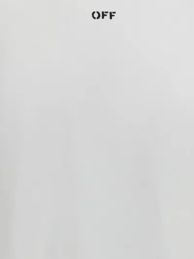 Off-white Graphic Print Crew Neck Short Sleeve T-shirt In White