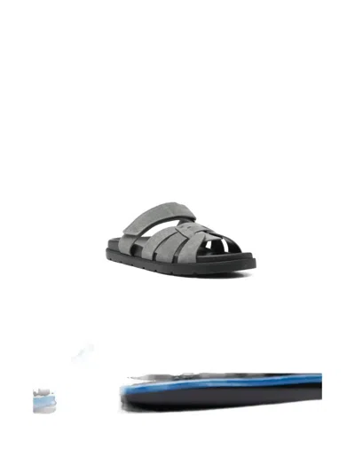 Doucal's Coco Caged-design Sandals In Gray