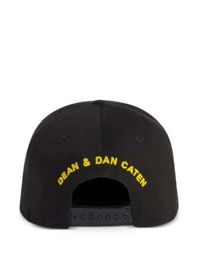 Dsquared2 Baseballkappe Mit Logo-patch In Black