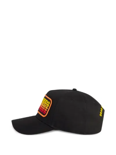 Dsquared2 Baseballkappe Mit Logo-patch In Black
