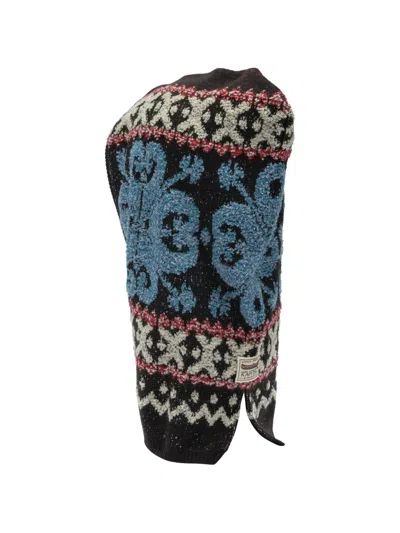 Kapital Patterned Balaclava In Black