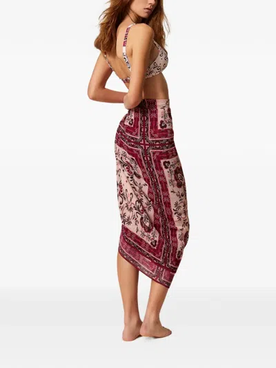 Twinset Print Sarong In Multi