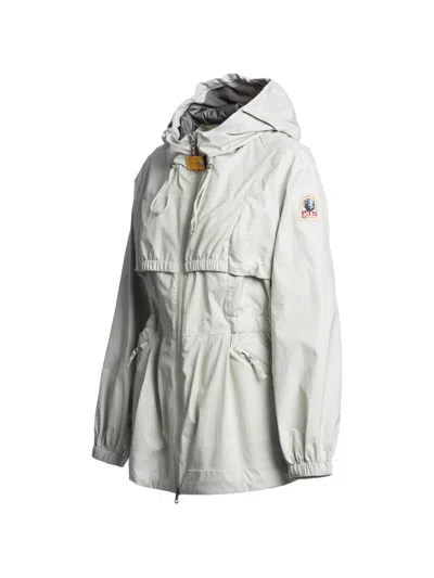 Parajumpers Waterproof Three-layer Laminated Polyamide Jacket In White