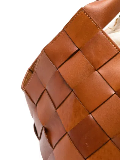 Dragon Diffusion Intreccio Hobo Backpack In Brown