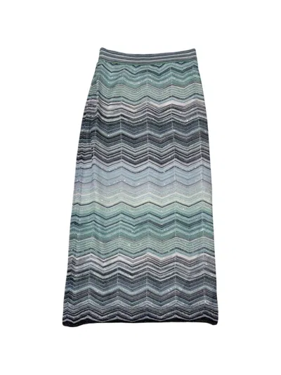 Missoni Zigzag-pattern Skirt In Multi
